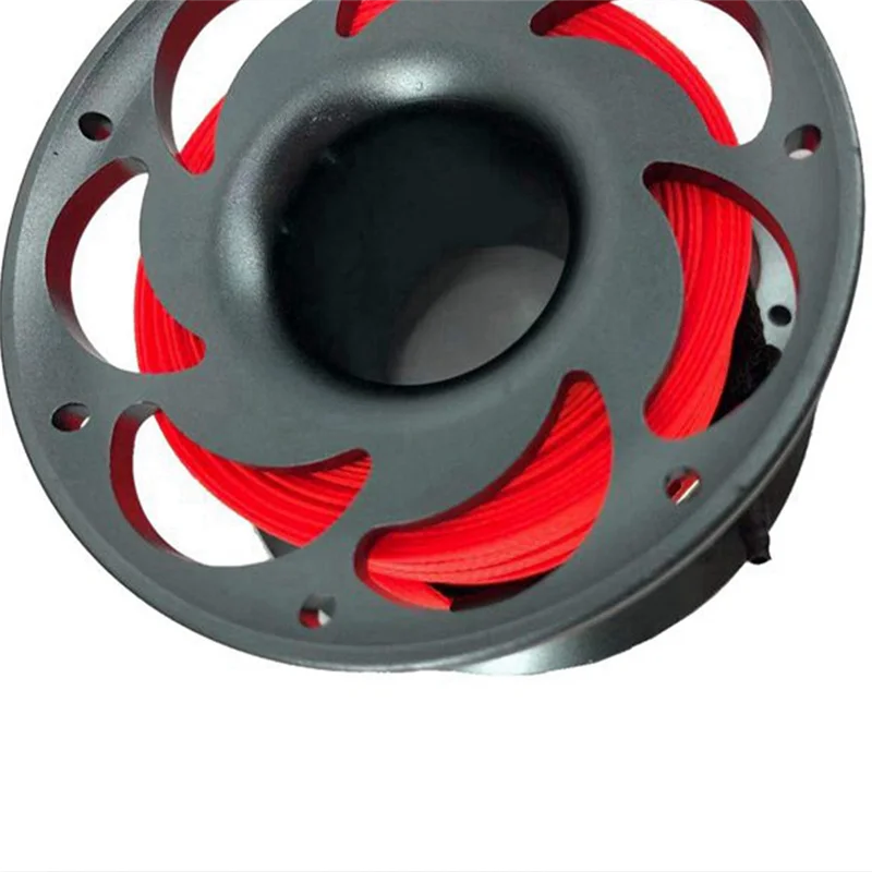 

AUU-Diving Reel 30M Diving Rope Spool Wheel Scuba Reel Double Hook Diving Marker Buoy Rope Wheel Guide Thread