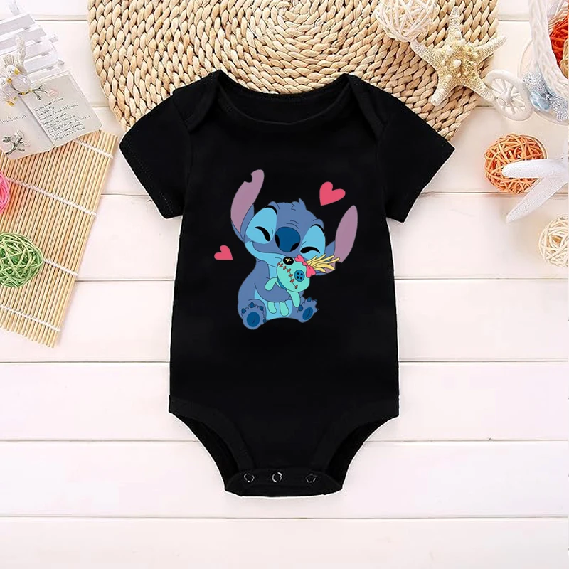 

Милые комбинезоны для маленьких мальчиков и девочек, кавайная одежда с принтом для новорожденных, летние боди с короткими рукавами и цельные комбинезоны