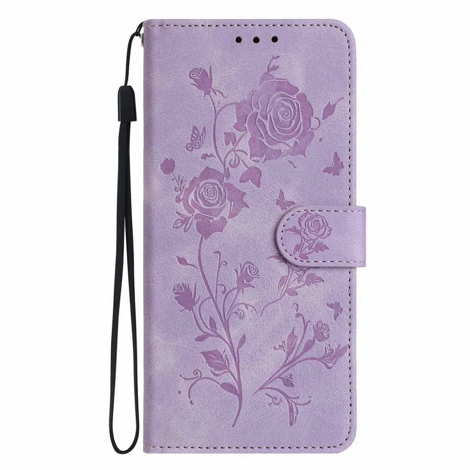 Pop Beautiful Rose Flower Case For Apple IPhone 6Plus 16 16E 15 14 13 12 Pro Mini 7 8 Plus Max SE 2020 Wallet Phone Protect Cove