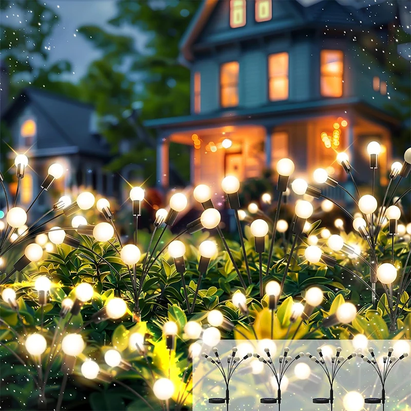 Solar Garden Lights - Solar Swaying Light, Solar Outdoor Lights, Solar Garden Decorative Lights Yard Patio Pathway Decoration