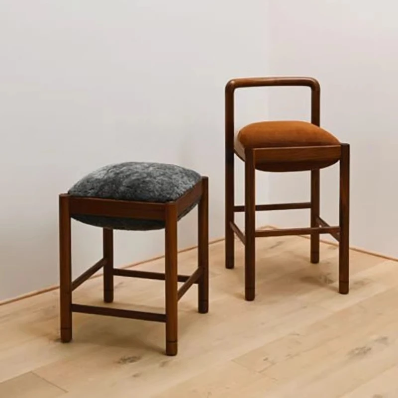 Height Outdoor Bar Chairs Throne Designer Reception Desks Gaming Bar Stools Wood Comfortable Taburete Alto Unique Furniture