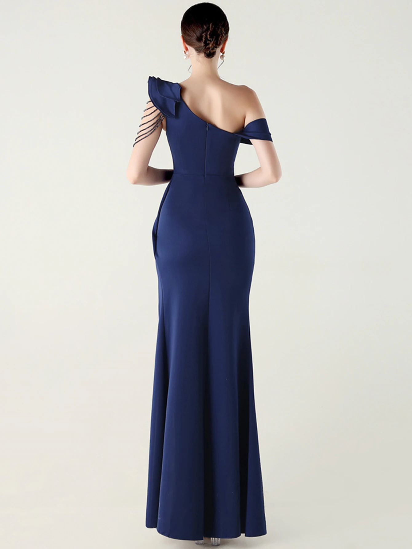 Sexy backless maxi rhinestone summer dress women prom party long dresses 2025 woman elegant bridesmaid evening dresses vestidos