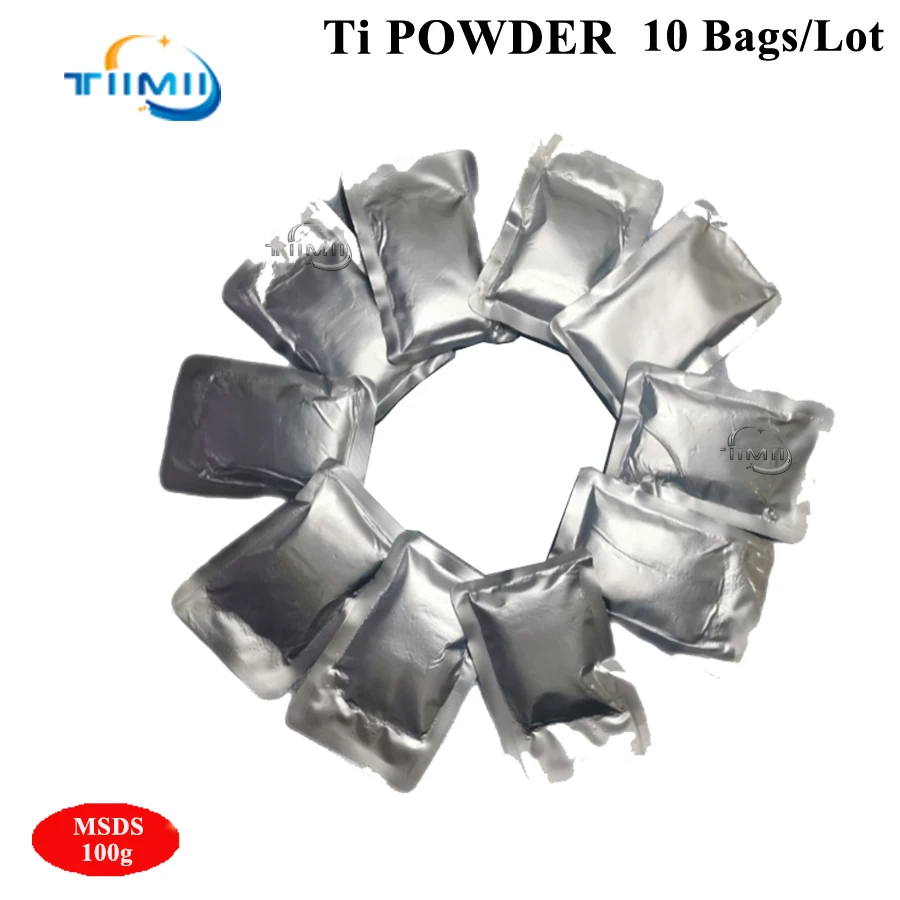 10 bag Ti Powder 600W Cold Spark Machine 100g/Bag For 750W Cold Sparkular Machine Sparker Dust Fountain Machine Consumables