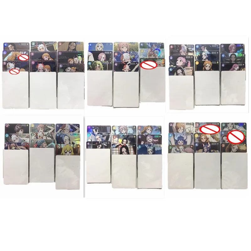 54pcs/set Homemade Sexy Card Anime One Piece Nami Hancock Robin Adult Goddess ACG Cards Game Toy Gifts Fan Comic Collection Card