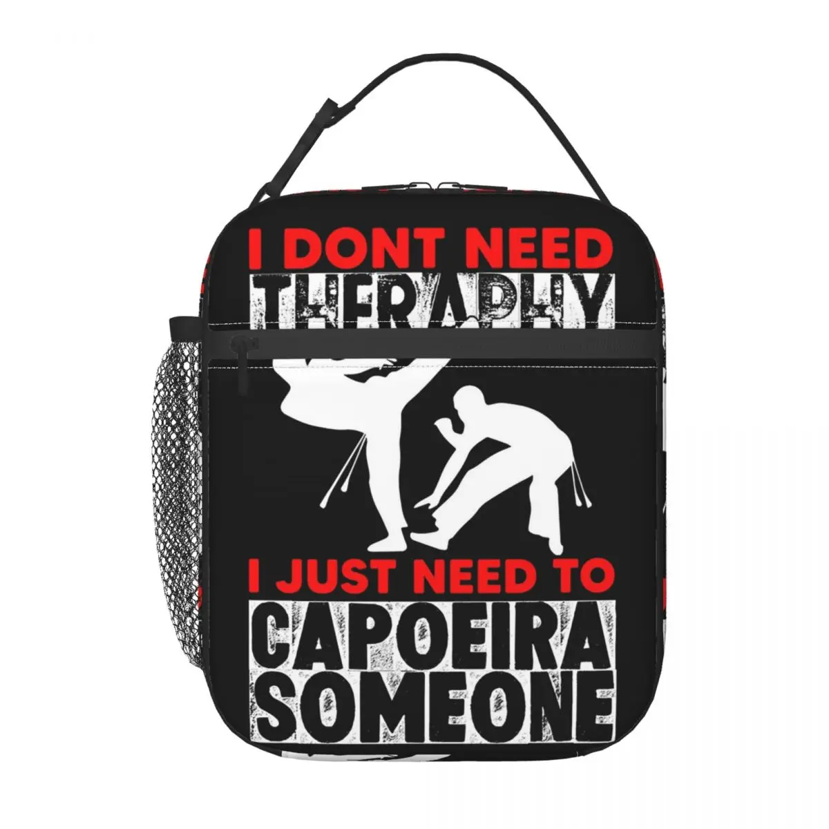 Capoeira Movements Capoeirista Brazilian Martial Bolsa térmica para almoço, para mulheres e crianças, caixa térmica para alimentos