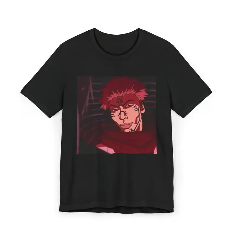 Sukuna Sigma Jujutsu Kaisen T-Shirt Anime Villain Graphic Tee Sukuna King of Curses Design Unisex Otaku Fashion Perfect