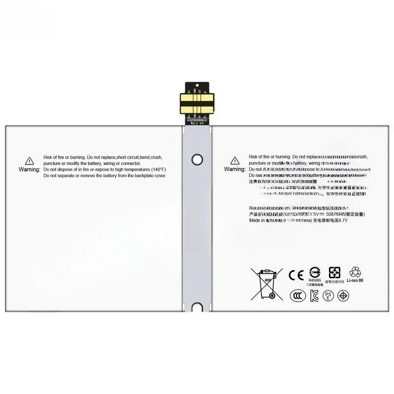 Brand-New 7.5V 5087mAh Tablet Battery G3HTA027H For Microsoft Surface Pro 4 1724 12.3" Replacement Battery