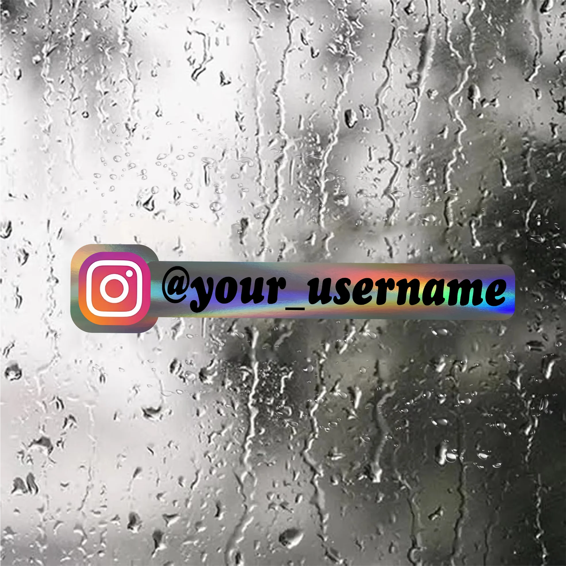 Vinyl-Aufkleber zum Selbermachen mit benutzerdefinierten Gebrauchsnamen, Instagram, TikTok, Youtube, Facebook-Aufkleber für Auto, Motorrad (Standard-Symbol 1) – Detail 7