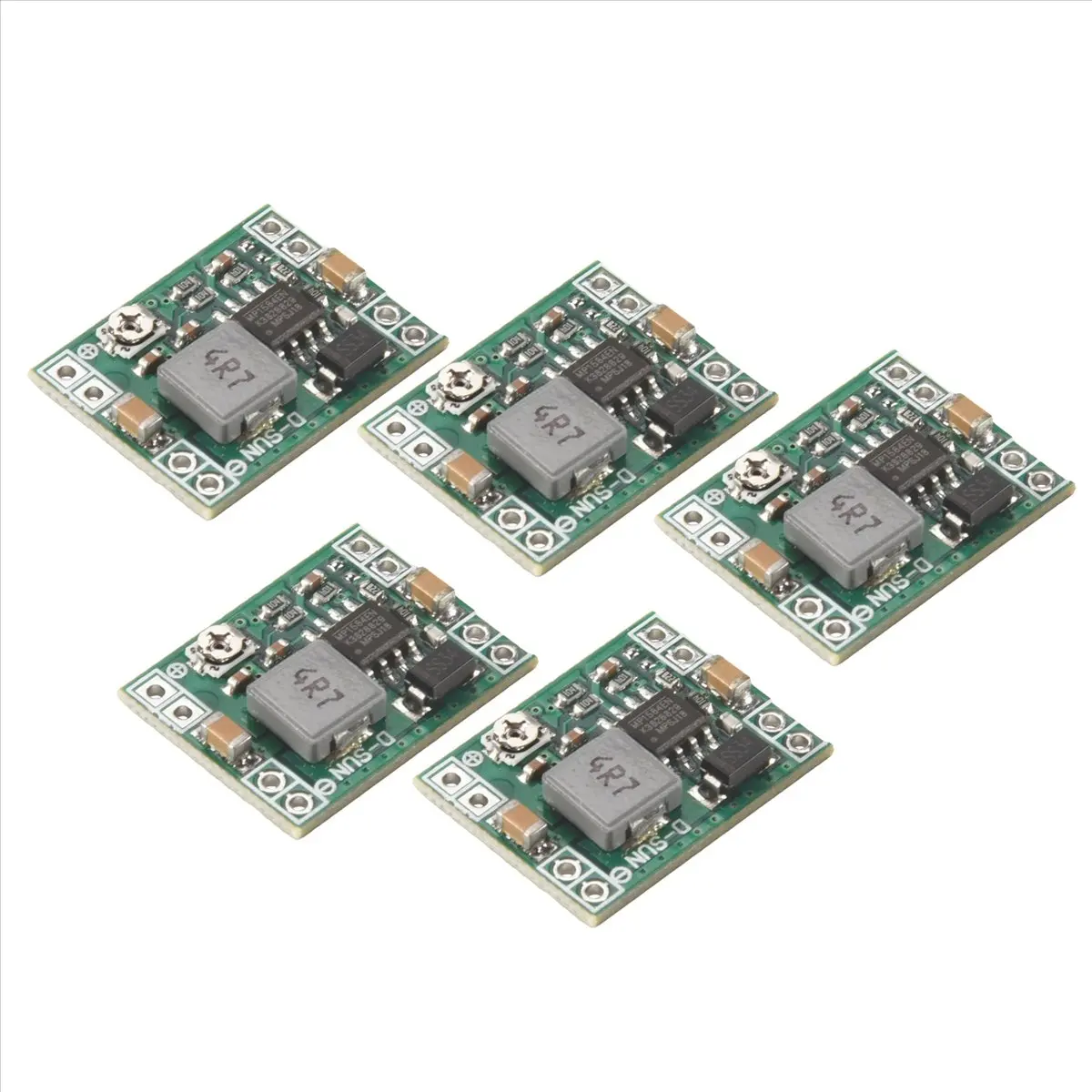 【~ New AT52】5Pcs MP1584EN DC-DC Converter Adjustable Power Supply Module 24V to 12V 9V 5V 3V Reduced Voltage Regulator