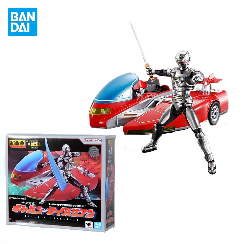 Bandai-Anime Action Figures Model Toys, Bandai Original, Super Alloy, Soul Space, Xerife Gavan, Saiyan 40th, Presentes de Colecionáveis, Em estoque