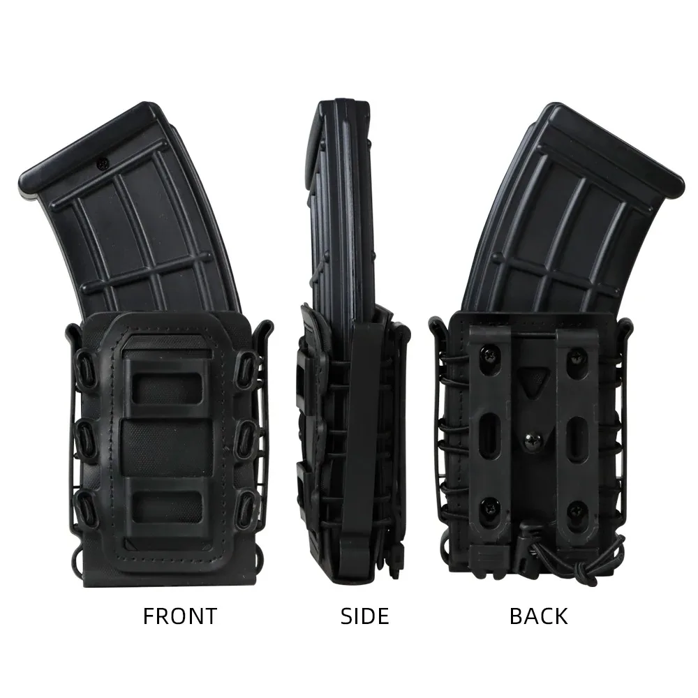Tactical Scorpion Soft Shell Mag Pouch 5.56 7.62mm MOLLE Magazine Holder Quick Release Rifle Mag Carrier for Ar15 M4 TPR Holster