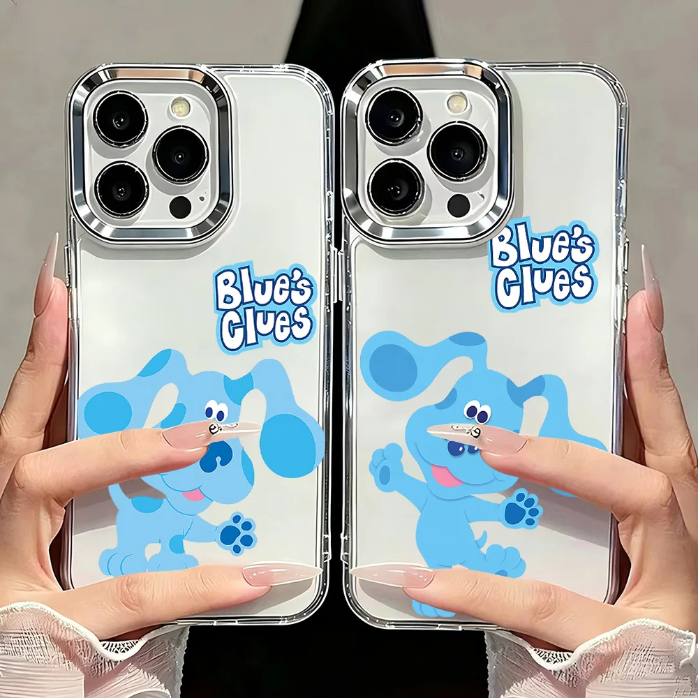 NOUVELLE Coque de téléphone transparente Blue's Clues pour Samsung Galaxy S26 S25 S24 S23 S22 S21 S20 Note20 FE Ultra Edge Plus 4G 5G