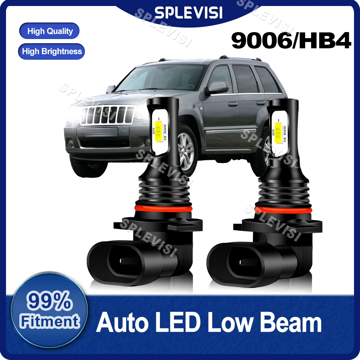 

Pair 9006/HB4 Replace Front Light LED Low Beam Bulbs 8000LM For Jeep Grand Cherokee mk2 1998 1999 2000 2001 2002 2003 2004 2005