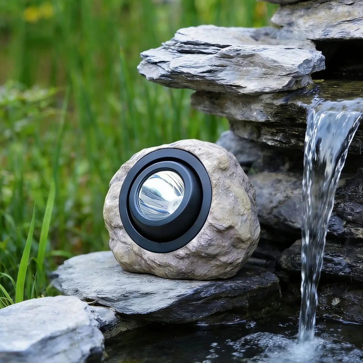 Outdoor Solar Rock Landscape Light Imitation Stone Lawn Lamp Ambient Decor Lighting for Backyard Patio