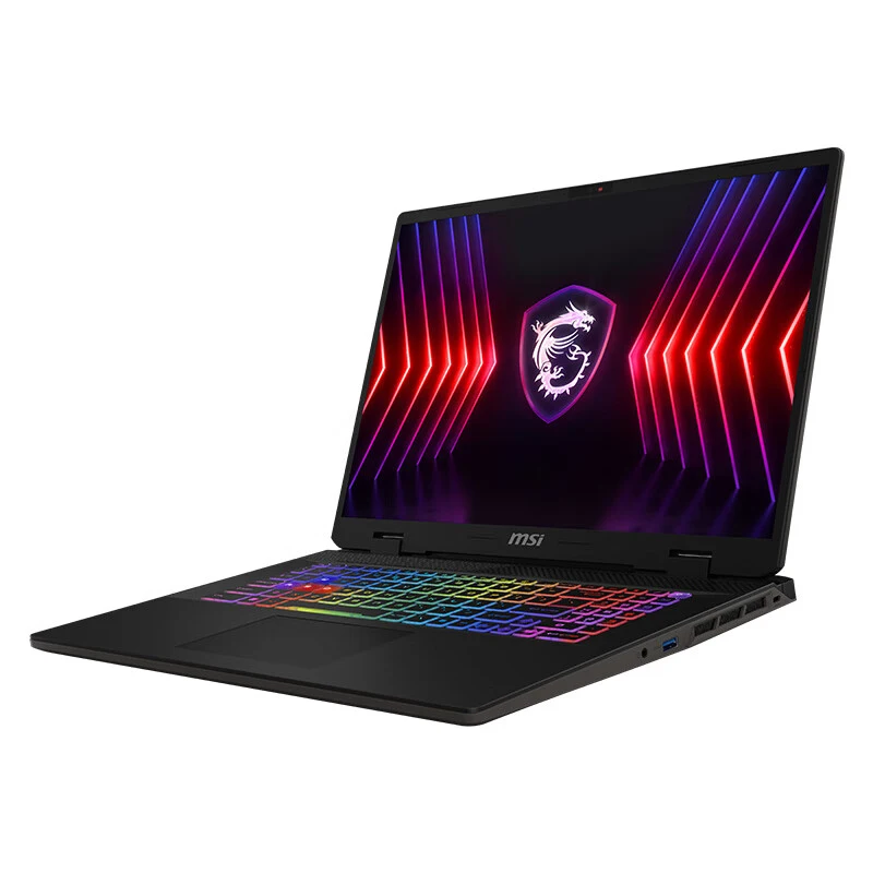 2024 MSI Sword 17 HX كمبيوتر محمول 17 بوصة 2.5K QHD 240 هرتز IPS شاشة Netbook i7-14700HX 16GB 1 تيرا بايت SSD RTX4060 كمبيوتر محمول للألعاب