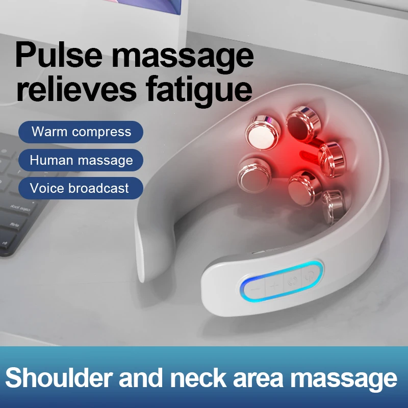 Neck and Shoulder Massager Relax Massage Kneading Vibration Heating Neck Massager