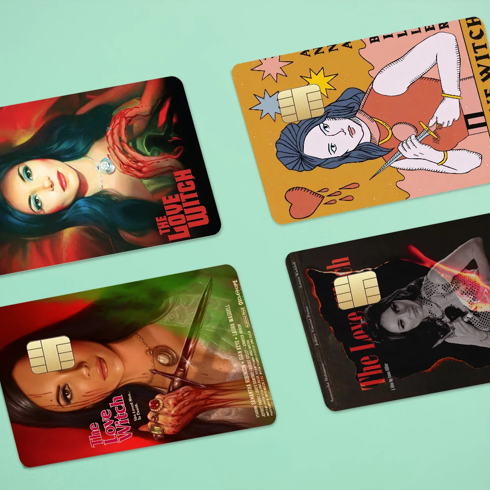 

Movie The Love Witch Anmie Sticker Film Skin Cover For Credit Card Debit Bank Card Front