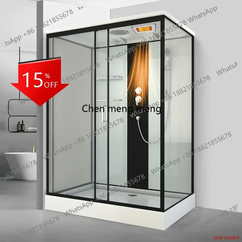 Asmt49Integral shower room, household glass square bath room partition dry and wet separation
