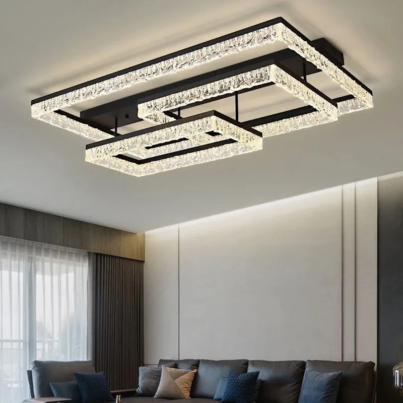 Luz de teto para casa, decoração de quarto, luz LED inteligente, luz de teto para sala de estar, luminária interna, luz acrílica