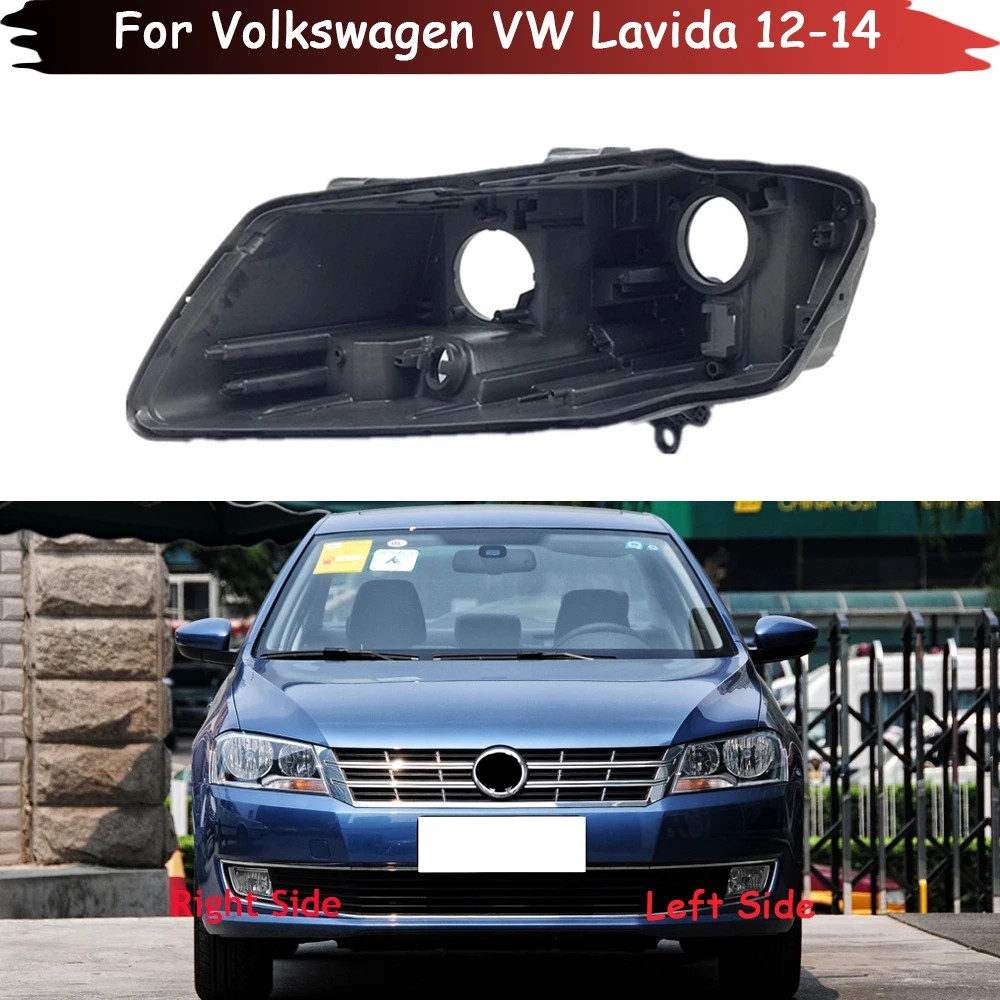 Headlight Base For Volkswagen VW Lavida 2012 2013 2014 Headlamp House Car Rear Base Front Headlight Back House Head Lamp Shell