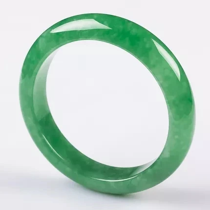 

Natural Green Onyx Bracelet Elegant Ladies Style Jade Bangles Jewelry