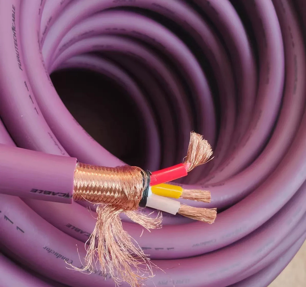 FURUTECH New products are now available. Alpha PS9 OCC Monocrystal Copper supply audio power cable 9AWG Bulk Cable made in Japan