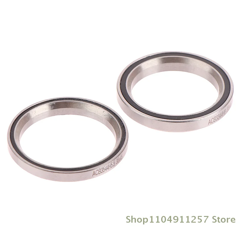AC3544 AC3344 Bantalan Headset Sepeda 35*44*5.5 33*44*6 MM 36/45 Derajat Baja Krom Meruncing Atas Bawah ACB Is44 Set Bantalan