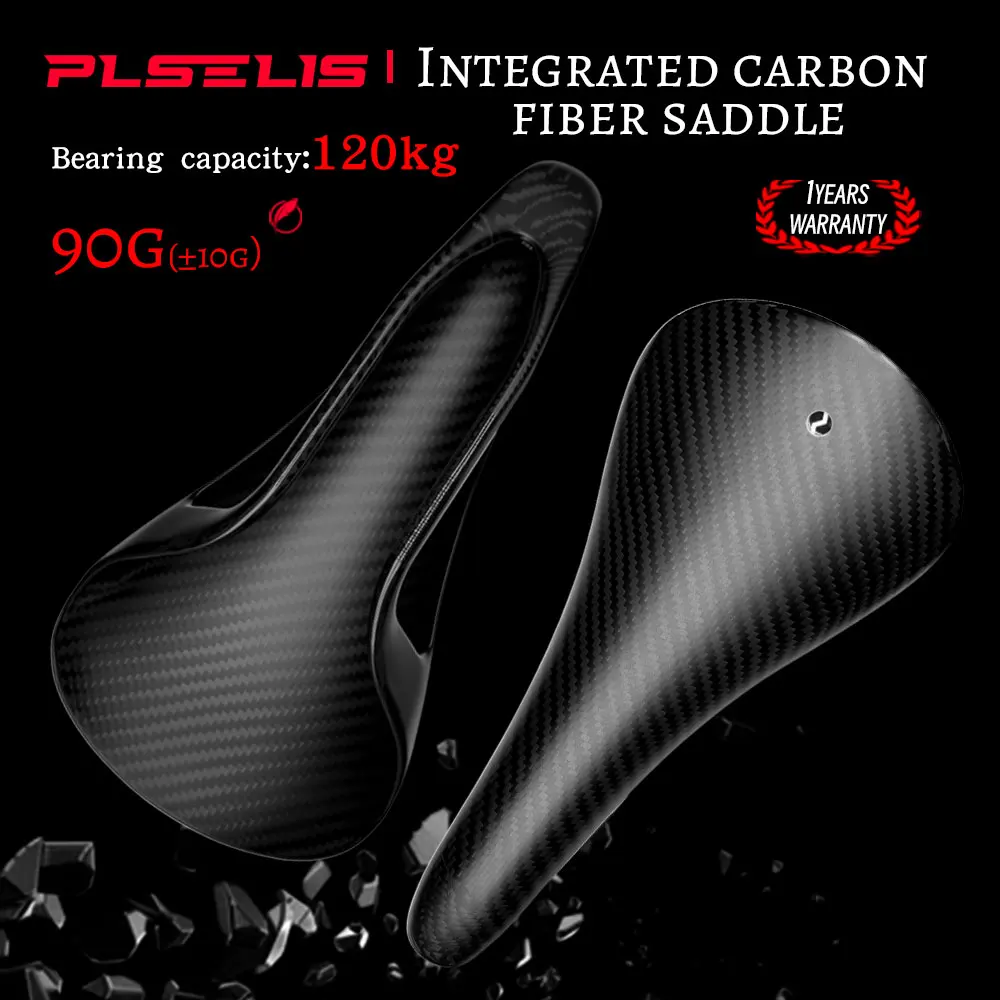 

Pusli's new all carbon fiber road bike racing saddle, comfortable and ultra light riding cushion PS-3007