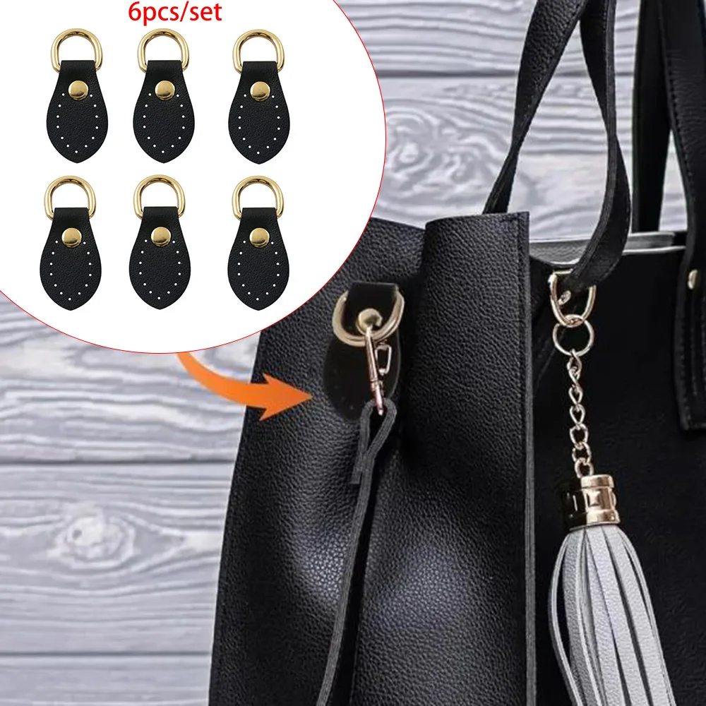 6Pcs/Set Bag Buckle Woolen Knitted Bag Clasp DIY Handmade Bag Accessories Wallet Making Accessories Clasp