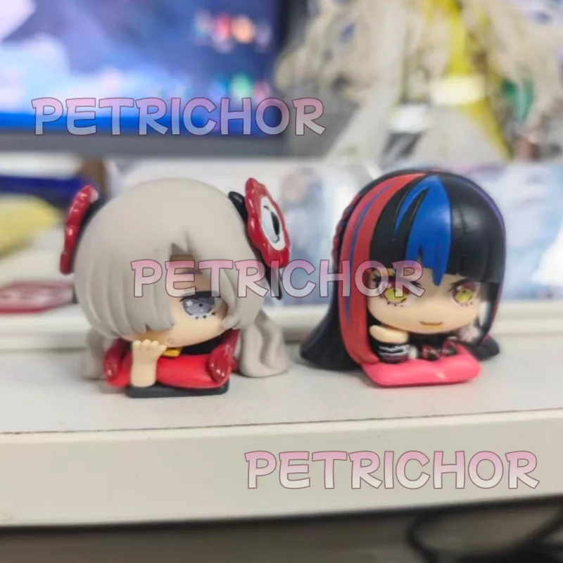 카미츠바키 시티 건설 중 2차원 수면 모델링 가샤폰 컬렉션 데스크탑 장식 미니 모델 장난감