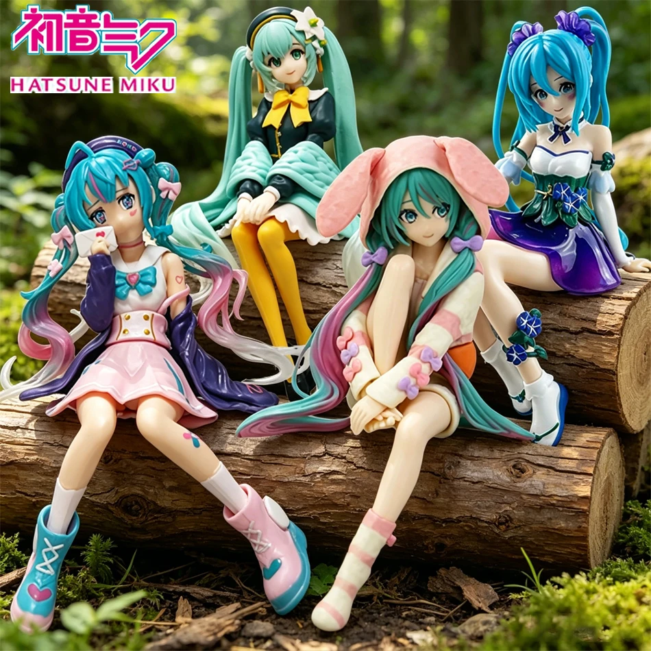 初音ミク-ゴージャスファンタジーファッションフィギュア-ファンシー〜猫食いバージョン-誕生日パーティーver~アニメアクションフィギュアモデル玩具卸売