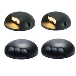 4pcs Waterproof 2W3W6W9W 110V-220V/DC12V LED Outdoor Ground Garden Path Floor Underground Buried Yard Lamp Spot Landscape Light