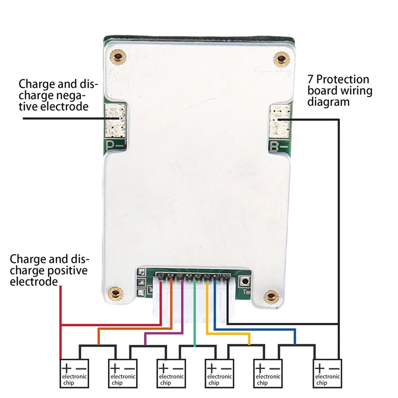 ABKN-7 Series 24V 29.4V Equalization Protection Board 15A Current 20A Current Limit With Balanced BMS Protection Board