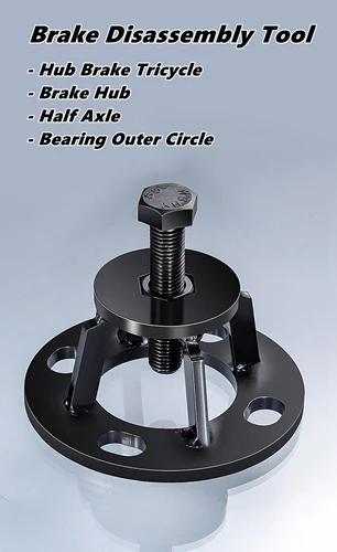 Imagen 2 del producto Extractor de tambor de freno Universal, removedor de eje trasero para coche, triciclo, motocicleta, herramienta extractora de tambor de freno, herramienta de reparación de extractor de cubo de rueda