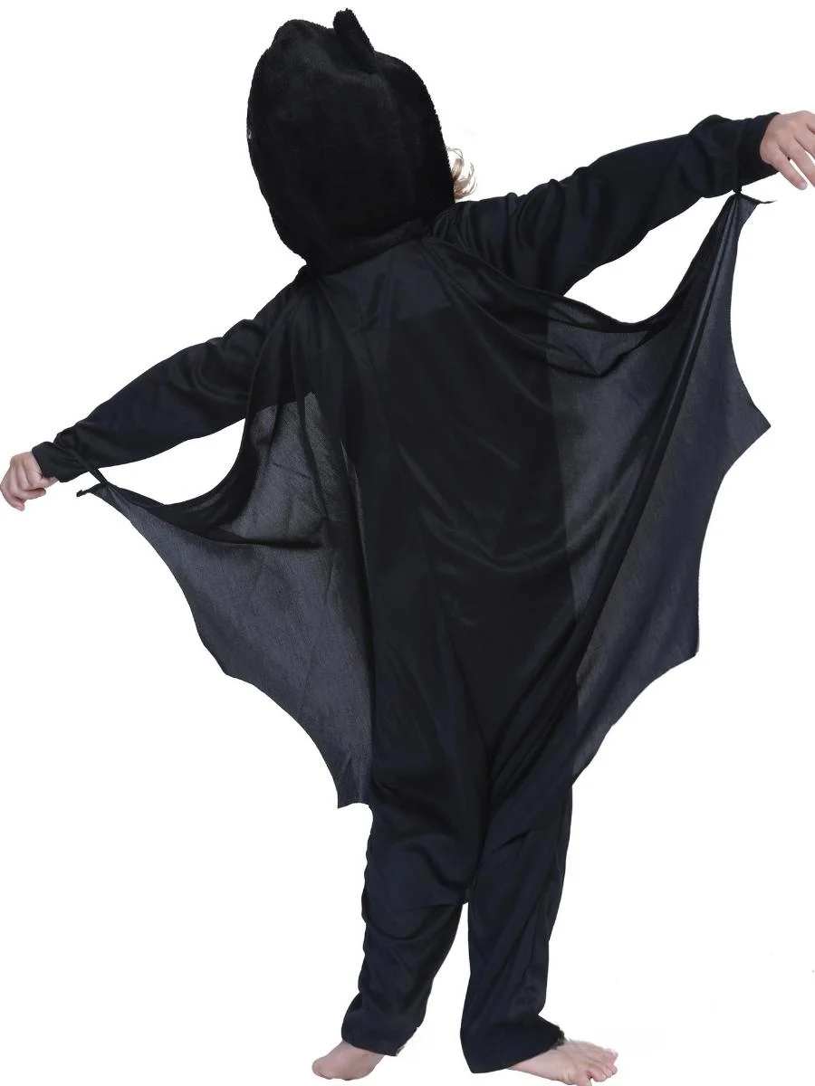 loween Bat Tutina con cappuccio Par Costume da spettacolo teatrale per bambini Costume da palcoscenico etnico tradizionale in cotone da donna