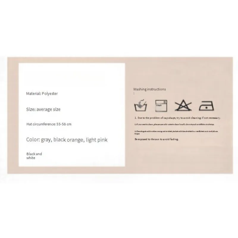 2025 Herfst Outdoor Street Fashion Pullover Hoed Casual Veelzijdige Gebreide Hoed Zacht en Comfortabel Unisex Hoed Oranje Emmer Hoed