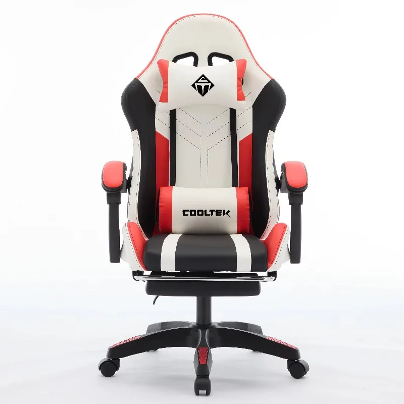 OEM Custom Height Adjustable 360 Swivel Leather Reclining PC Computer Ergonomic Gaming Chair With Footrest