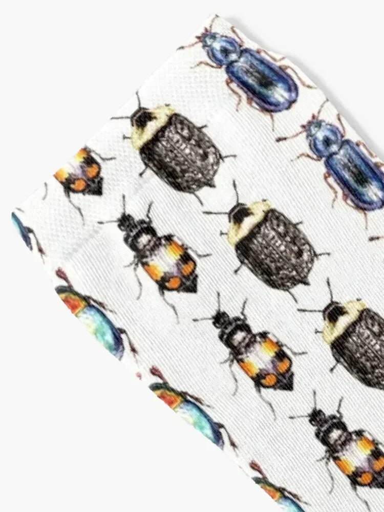 Forensic Entomology watercolour print Socks Hiking boots gift funny sock Women's Socks Men's