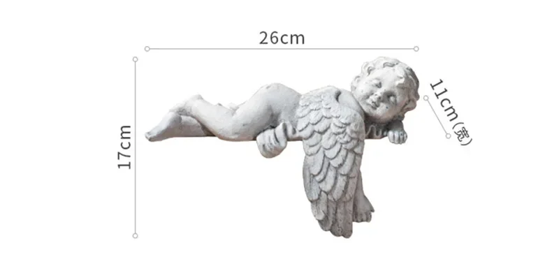 

[New]European Creative resin sculpture Sleeping posture cherub Angel modern home decoration crafts living room decoration statue