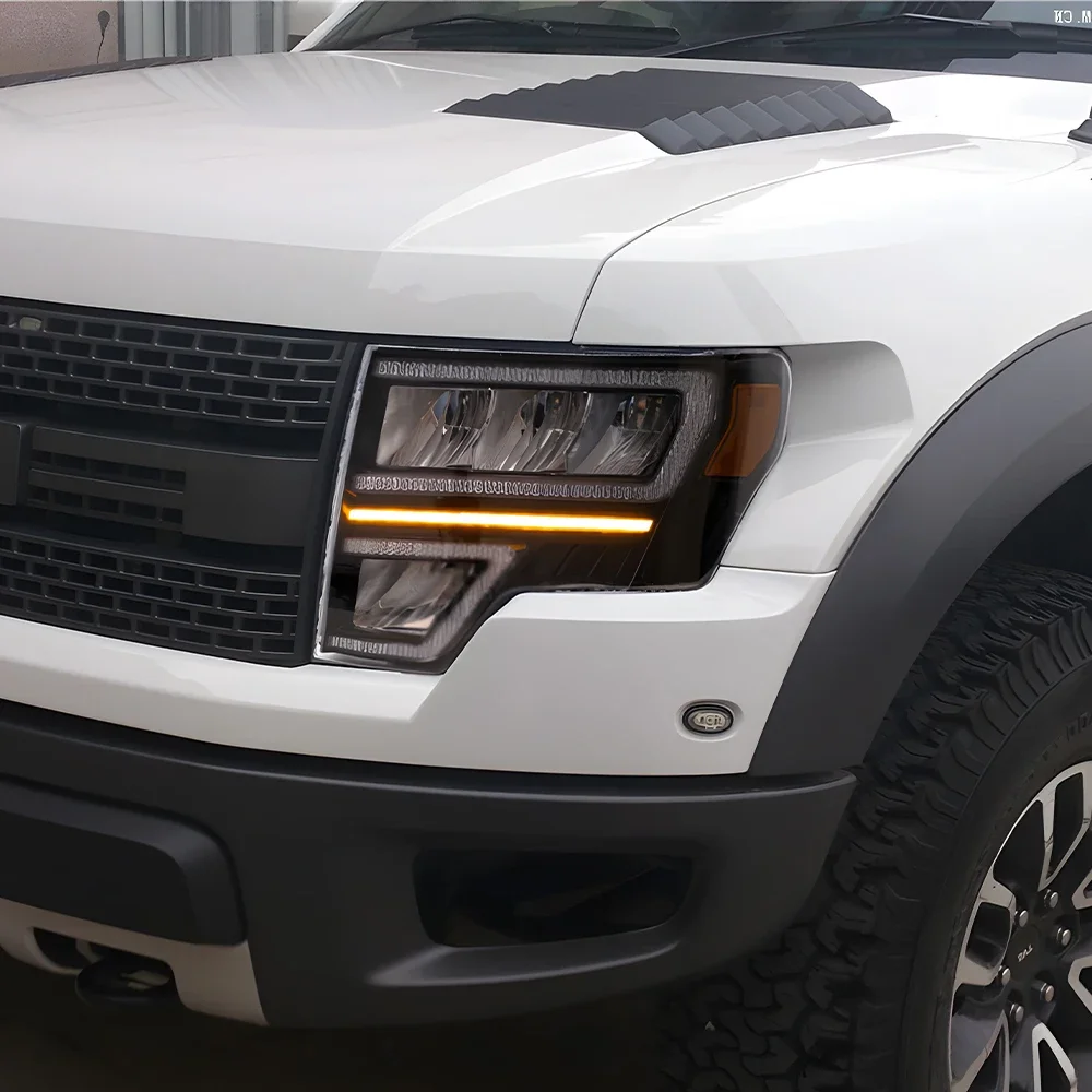 

Auto Headlights For Ford Raptor F150 2009-2014 LED Car Front Lamps Assembly Upgrade Dynamic Projector Lens Tools Car Accessories
