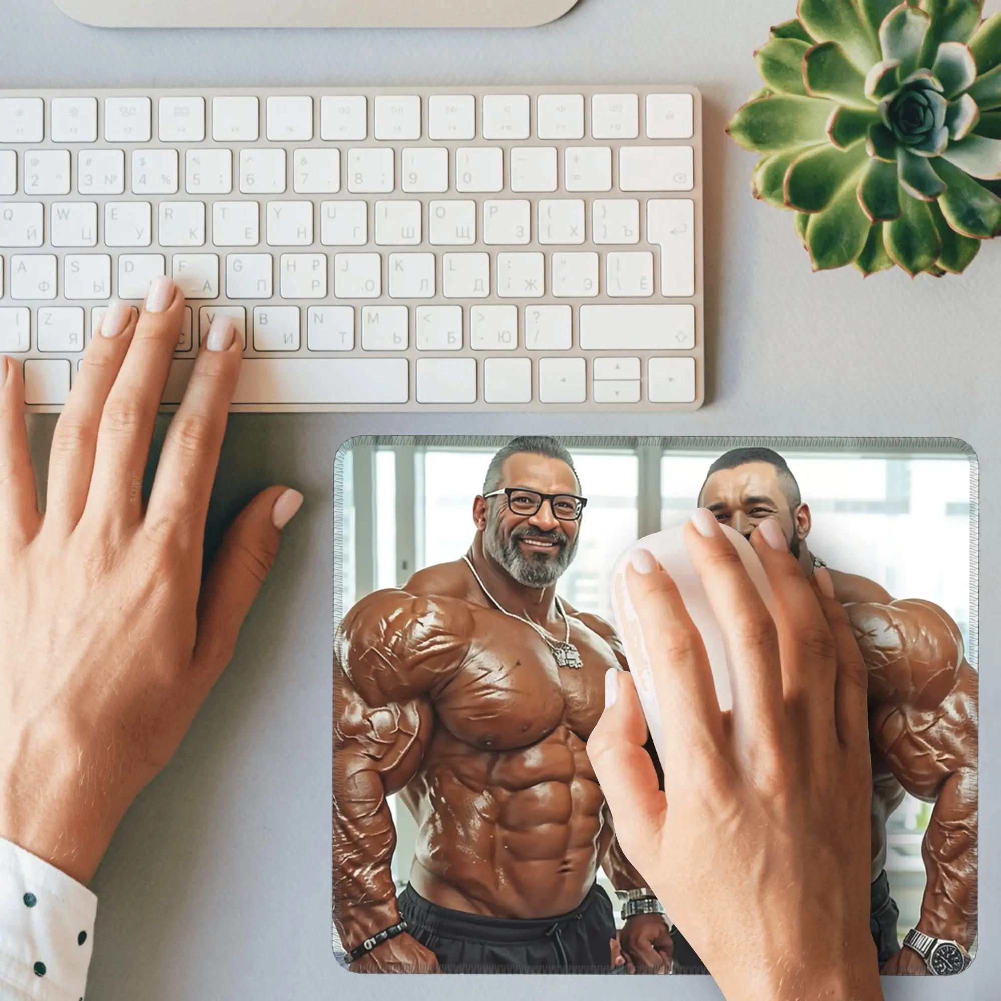 Alfombrilla de ratón para culturistas orgullosos, alfombrilla para teclado de ordenador, alfombrilla para ratón, Gamer, PC, portátil, escritorio, accesorios de oficina, alfombrillas para mesa