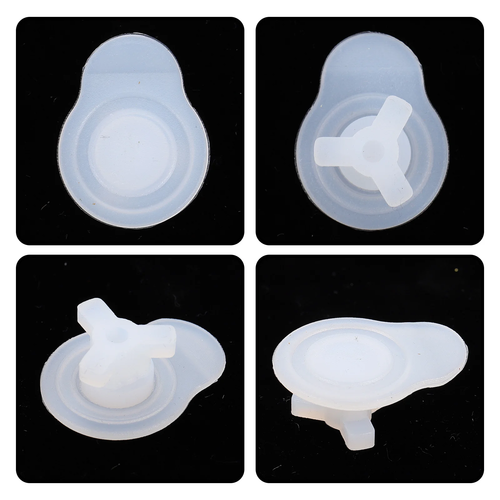 

10Pcs Silicone Vent Hole Replacement for Box Lid Air Flow Out Compact Lightweight Kitchen Essentials Multifunctional