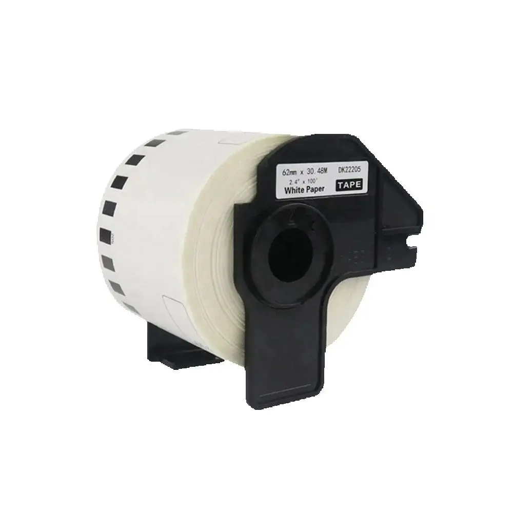 

Совместимый DK-22205 DK 22205 DK 22205, черный на белом самоклеящаяся термобумага, рулон этикеток для принтера Brother