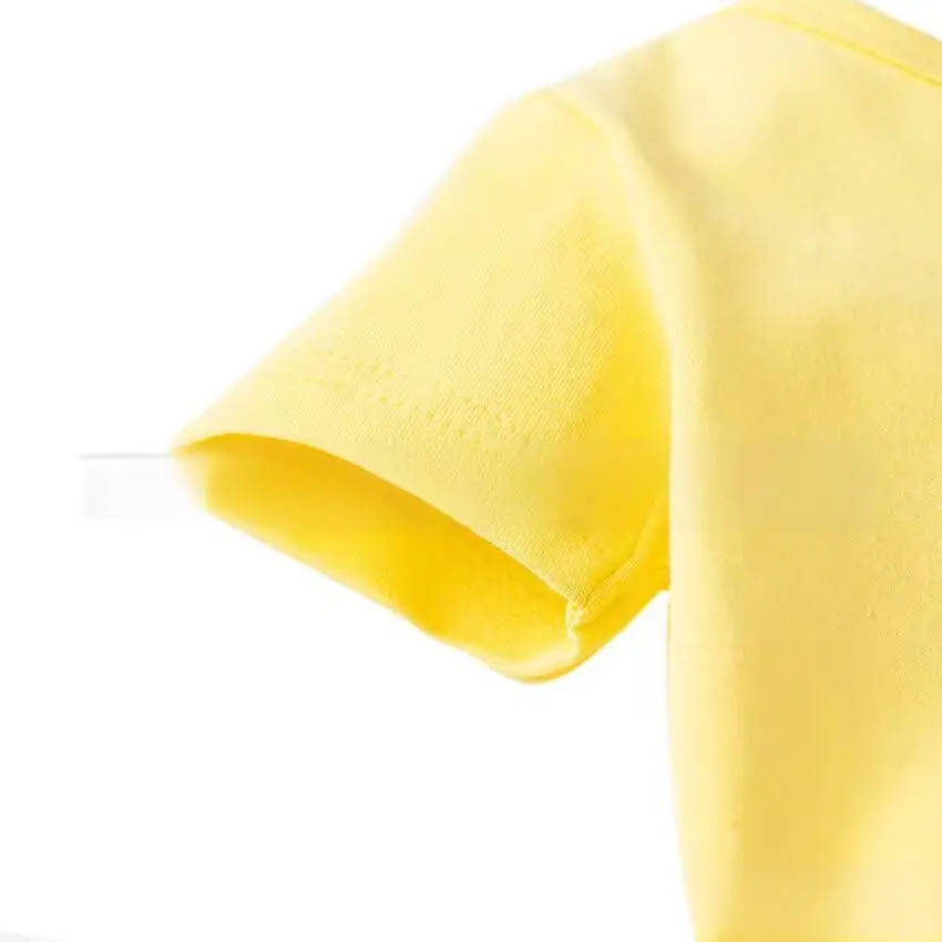 2 قطعة/المجموعة الوليد الطفل 100% ملابس قطنية الصلبة قصيرة الأكمام الملاكم موجز السروال القصير بذلة منامة الفتيان الفتيات