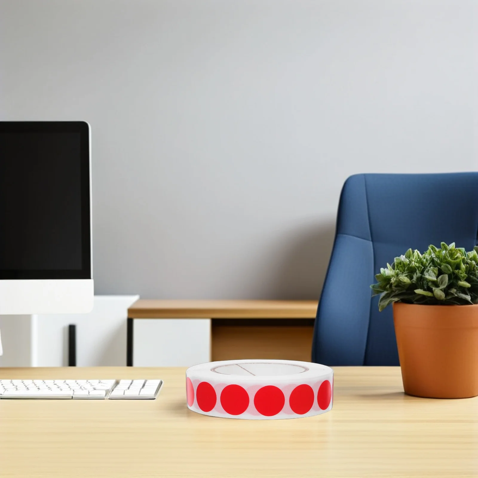 4000 個ラウンドドットステッカーコーディングラベルホームオフィス教室ガレージ販売マーキング粘着カラーコーディングラベル