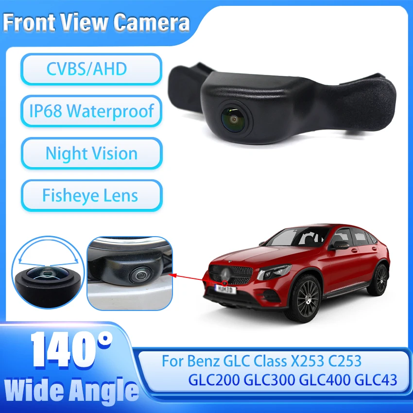 

HD CCD Car Front View Parking Night Vision Positive Logo Camera For Benz GLC Class X253 C253 GLC200 GLC220 GLC300 GLC400 GLC43