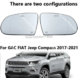 For GAC FIAT Jeep Compass 2017-2021 Car Side Reversing Mirror Lenses With Heating
