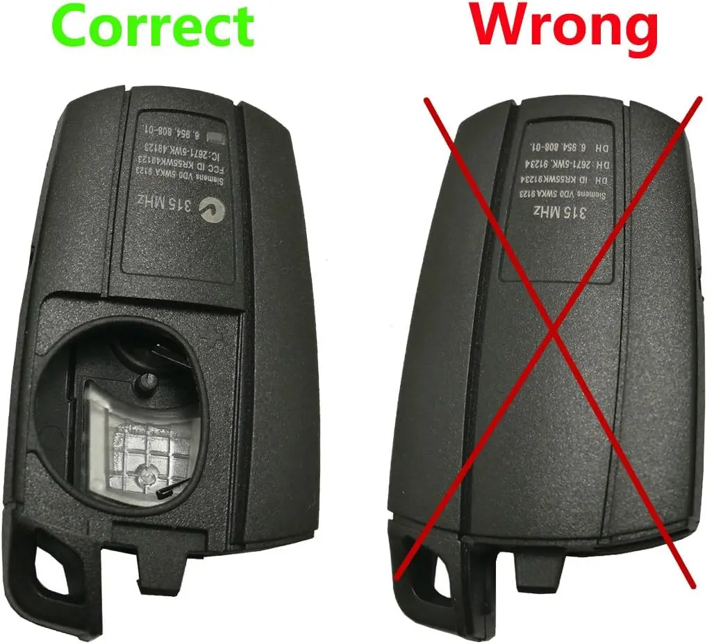 Picture 4: Replacement Keyless Entry Key Fob Case Cover fit for BMW 1 3 5 Series E90 E92 E93 X5 X6 Z4 E90 Key Fob Shell