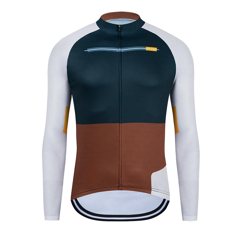 Camisetas de Ciclismo de manga larga para hombre, Kit de ropa para bicicleta de montaña, 2023