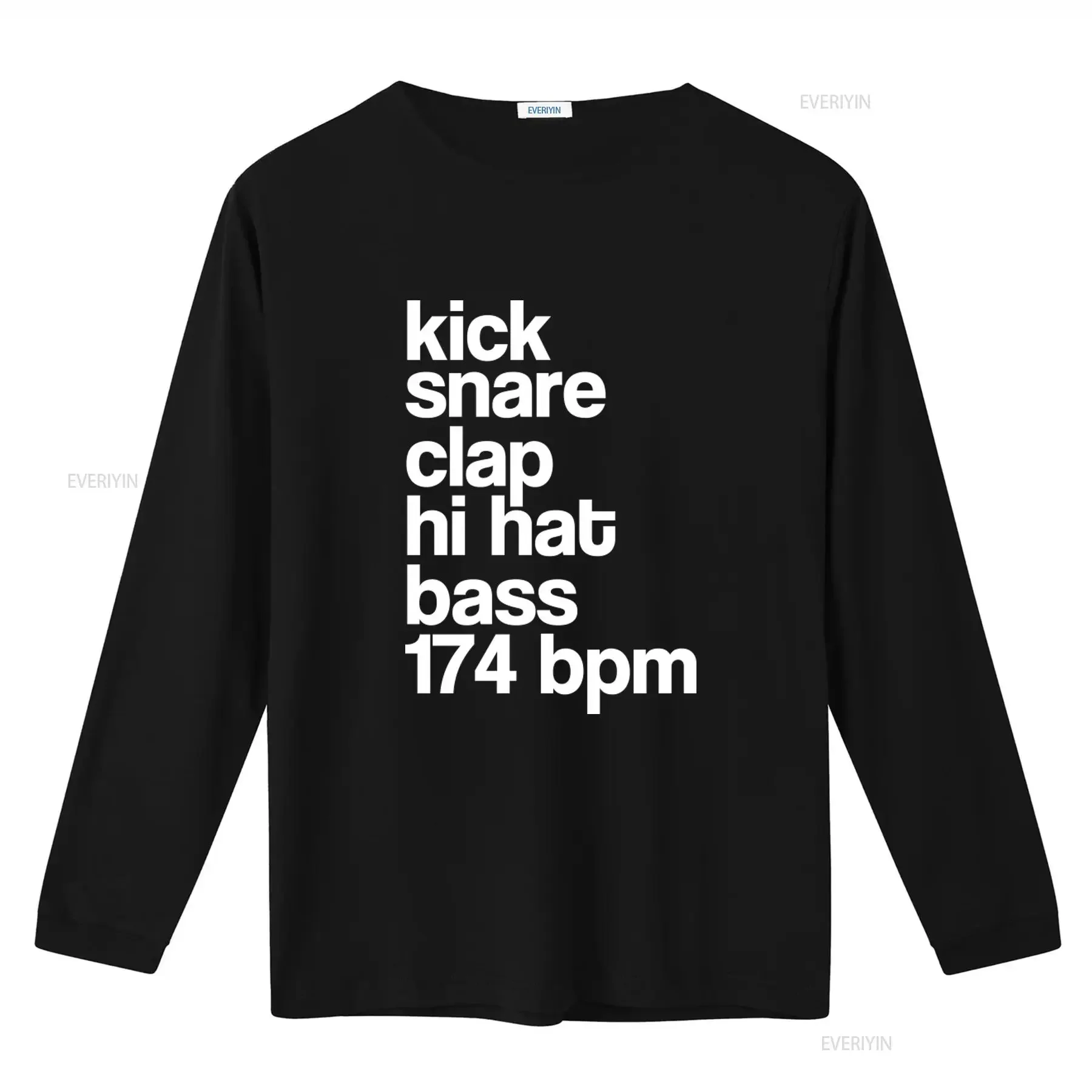 Dj T Shirt Kick Snare Clap Hi Hat Bass 174 Bpm Drum And Music Producer Design vintage Washed Breathable Unisex Stylish Soft